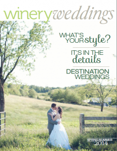 Events by Lexi featured in Winery Weddings Magazine